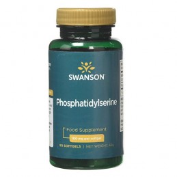 Swanson Fosfatidilserina 100 mg 30 capsule (Phosphatidylserine) Beneficii Fosfatidilserina: mentine o minte sanatoasa, recomanda