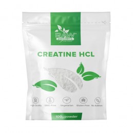 Raw Powders Creatina HCL Pulbere 100 grame Beneficii Creatina HCL: absorbtie rapida in organism, creste forta si rezistenta, aju