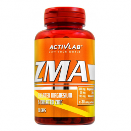 Activlab ZMA 90 Capsule (Supliment Zinc + Magneziu + B6) Beneficii ZMA: imbunatatirea calitatii somnului, accelerarea proceselor