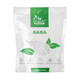 Raw Powders GABA pudra 125 grame Beneficii GABA pulbere: promoveaza relaxarea, sustine un somn linistit si odihnitor, imbunatate