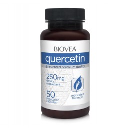 Quercetina- 250mg 50 capsule (ajută la susținerea sistemului imunitar, poate reduce simptomele alergiei) Beneficii Quercetin: aj