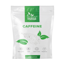 Caffeine, 200mg 200 Tablete, Ofera multa energie, ajuta la arderea grasimilor, amelioreaza durerea musculara Beneficii Cafeina: 