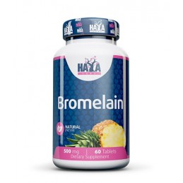 Bromelaina, 500mg 2000 GDU 60 Tablete (sprijină sănătatea sinusurilor și promovează răspunsul histaminei sănătoase) Beneficii Br