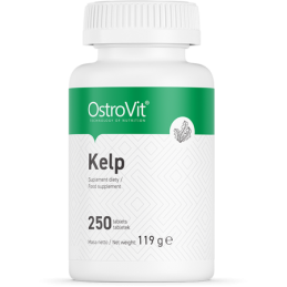Iod natural din alge Kelp, 250 Pastile Beneficii Iod: menține un metabolism normal, acționează ca un antibiotic în organism, reg
