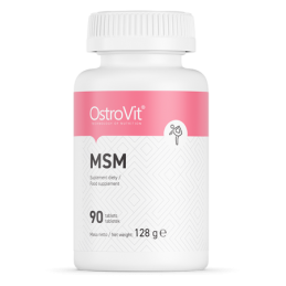 OstroVit MSM 90 Tablete (Metilsulfonilmetan), articulatii inflamate, sinteza colagen, tratament riduri Beneficii MSM: permite mu