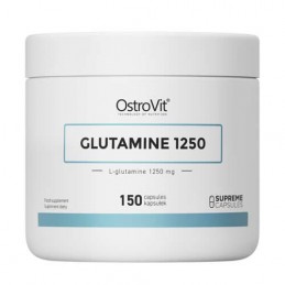 Supreme Capsules Glutamina 1250 mg 150 Capsule (poate ajuta recuperarea dupa exercitii fizice, aminoacid important) Beneficii L-