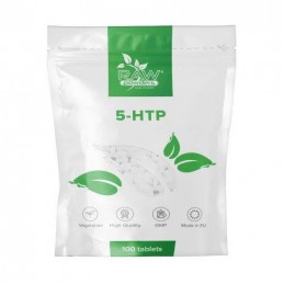 Raw Powders 5-HTP 200mg 100 Tablete Beneficii 5-HTP 200mg: in caz de stres, ajuta la reducerea grasimilor, benefic in caz de ins
