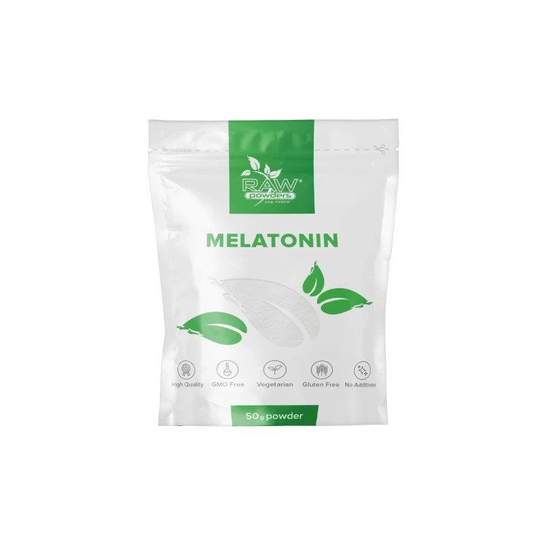 Melatonina pulbere 50 grame (Produs insomnie, somn linistit) Beneficii Melatonina: Promovează modele de somn sanatos, poate ajut