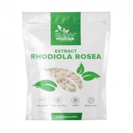 Rhodiola Rosea - 500mg 120 Capsule (Raw Powders) Beneficii Rhodiola: excelent în ameliorarea disfuncției sexuale masculine, cres