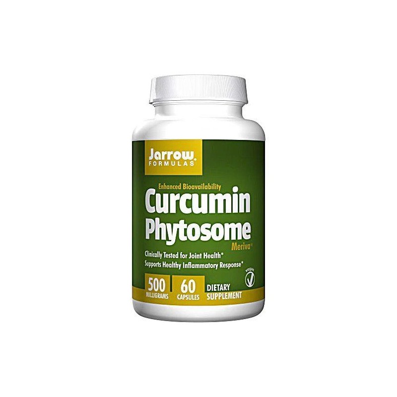 Jarrow Curcumin Phytosome (Meriva), 500mg 60 Capsule Antioxidant cu biodisponibilitate ridicata. Contribuie la procesul de diviz