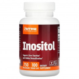 Jarrow Inositol 750mg 100 Capsule Beneficii Inositol: sustine nivelul de serotonina sănătos pentru o dispoziție mai bună, poate 