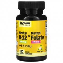 Jarrow Methyl Vitamina B-12 Folate 400 mcg (Metilcobalamina), 1000mcg 100 Comprimate Beneficii Vitamina B12: un analgezic eficie