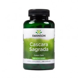 Cascara Sagrada 450 mg 100 Capsule, Swanson Cascara Sagrada beneficii: cunoscuta si dub denumire de Crusinul lui Pursh, este uti