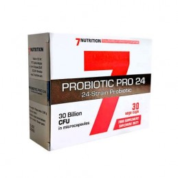 7 Nutrition, Probiotic PRO 24, 30 Capsule Beneficii 7NUTRITION, PROBIOTIC PRO 24: contine 30 de miliarde de organisme probiotice