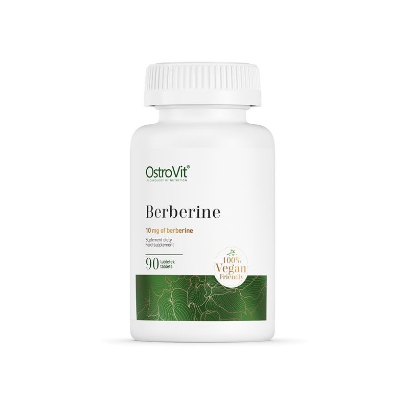 Berberina 500 mg Extract 90 Tablete, OstroVit Berberina 500 mg Extract beneficii: ajuta in caz de diabet, ofera suport pentru sa