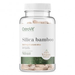 Siliciu din bambus pentru articulatii dureroase, Silica Bamboo VEGE, 90 Capsule Beneficii Siliciu Bio: are un efect de intinerir