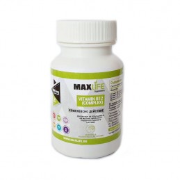 MAXLife VITAMINA B12 COMPLEX, 60 tablete sublinguale Beneficii VITAMINA B12 COMPLEX: sustine buna functionare a sistemului nervo