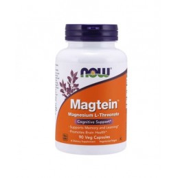 Magtein Magneziu L-Threonate 90 Capsule (funcționarea normală a celulelor, nervilor, mușchilor, oaselor și a inimii) Beneficii M
