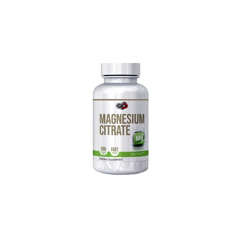 Pure Nutrition USA Magneziu Citrat 200mg 200 Tablete Beneficii magneziu citrat: regleaza tensiunea arteriala, amelioreaza migren