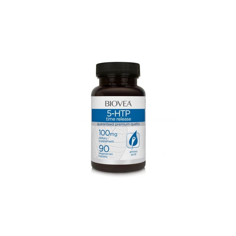 5-HTP eliberare prelungita 100 mg 90 Pastile, Biovea Beneficii 5-HTP: o soluție naturală pentru anxietate și depresie, ajută la 