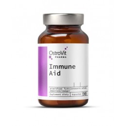 Immune Aid 90 Capsule, Supliment imunitate, OstroVit Beneficii Immu Aid: sustine imunitatea organismului, antioxidant natural, p
