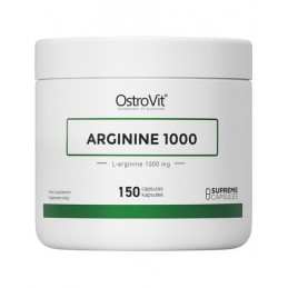 Supliment alimentar Supreme Capsules Arginine 1000 mg 150 Capsule- Ostrovit Beneficii Arginina: creste nivelul de Oxid Nitric, c