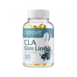 CLA Slim Line 1000 mg 30 Capsule, OstroVit OstroVit CLA Slim Line beneficii: accelerează arderea de grăsimi, ajuta la pierderea 
