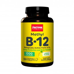 Vitamina B12 Methyl (Metilcobalamina) Lemon 1000 mcg 100 comprimate Beneficii Vitamina B12 Methyl: Jarrow va aduce o descoperire