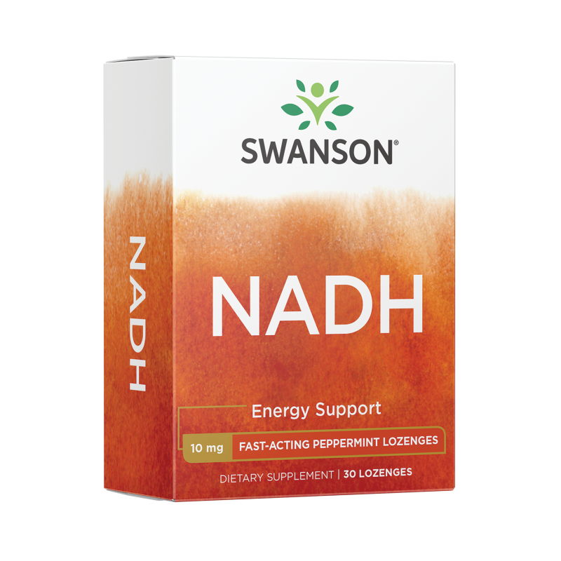 Swanson NADH 10 mg 30 Tablete Beneficii NADH: este esențial pentru producerea de energie, eficacitate clinică testată pentru sin