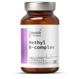 OstroVit Pharma Methyl B-Complex, 30 Capsule Beneficii OstroVit Pharma Methyl B- Complex: Complexul OstroVit Pharma Methyl B est