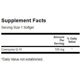 Swanson Coenzima Q10, 100 mg, 50 Capsule (Q10 neutralizeaza radicalii liberi) Beneficii Coenzima Q10: este un supliment alimenta