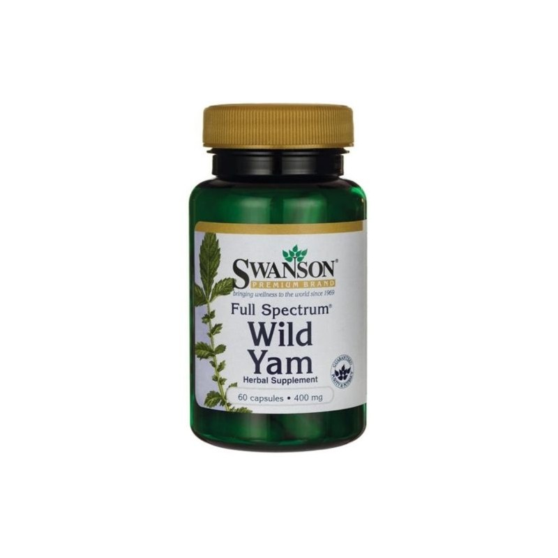 Wild Yam (ignama salbatica) 400mg 60 Capsule, Swanson Beneficii ignama salbatica (Wild Yam): poate stimula productia de hormoni,
