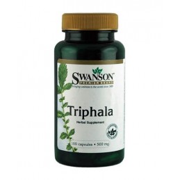 Supliment alimentar Triphala, 500mg 100 Capsule, Swanson Beneficii Triphala- va poate ajuta sa pierdeti in greutate, poate reduc