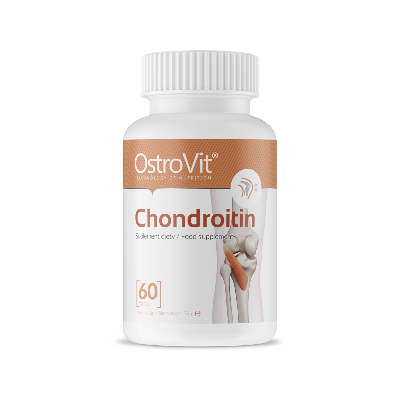 OstroVit Chondroitin - Condroitina, 800 mg, 60 Tablete Beneficii Condrotina: poate sprijini reconstructia tesutului conjunctiv, 