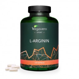 Vegavero L-Arginine 700 mg, 270 Capsule Beneficii L-arginine: imbunatatirea fluxului sanguin, amelioreaza mai repede ranile, ate