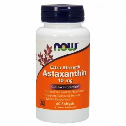 Astaxantina,10mg - 60 Capsule (antioxidant, sustine o piele sanatoasa, supliment pentru antrenament si exercitii) Beneficii Asta