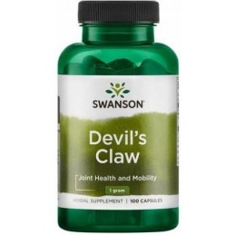 Swanson Devil's Claw - (Gheara diavolului) - 500 mg, 100 Capsule Beneficii gheara diavolului- are proprietati antiinflamatorii s