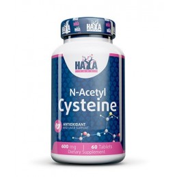 Haya Labs N-Acetil L-Cisteina - N-Acetyl L-Cysteine 600 mg 60 capsule (Creste imunitatea, antiinflamator, detoxifiere) Beneficii