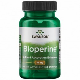 Supliment alimentar Bioperine, 10mg - 60 Capsule, Swanson Beneficii BioPerine- activitate antioxidanta ridicata, agent antiinfla