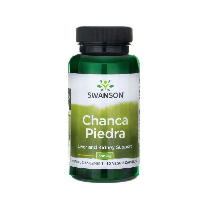 Swanson Chanca Piedra Phyllanthus Niruri, 500mg - 60 Capsule Beneficii Chanca piedra: poate prezenta eficienta in ameliorarea di