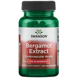 Bergamot Extract 500mg 30 Capsule, Swanson Bergamot Extract Beneficii: ajuta la ameliorarea depresiei, ajuta la scaderea nivelul