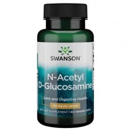 Supliment alimentar N-Acetyl D-Glucosamine (N-A-G), 750mg - 60 Capsule, Swanson Beneficii N-acetilglucozamina- antioxidant si an