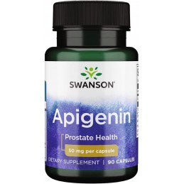 Swanson Apigenin (pentru prostata) 50 mg, 90 Capsule Beneficii Apigenin: sprijina sanatatea prostatei, promoveaza metabolismul g