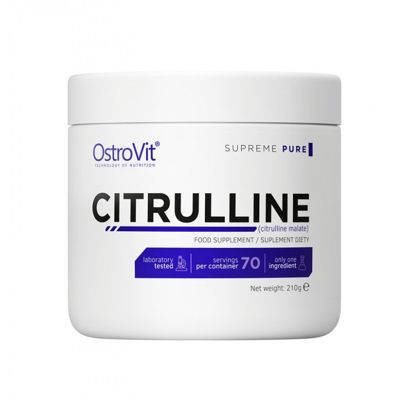OstroVit Citrulline 210 grame (Oxid Niric, pompare, vasodilatator, Ctrulina) Beneficiile Citrulinei: poate imbunatati performant