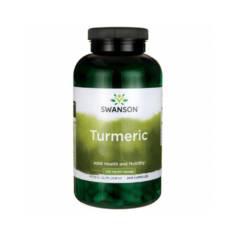 Swanson Turmeric 720 mg - 240 capsule Beneficii ale turmericului: absorbtie mai buna a curcuminei, un remediu puternic pentru in