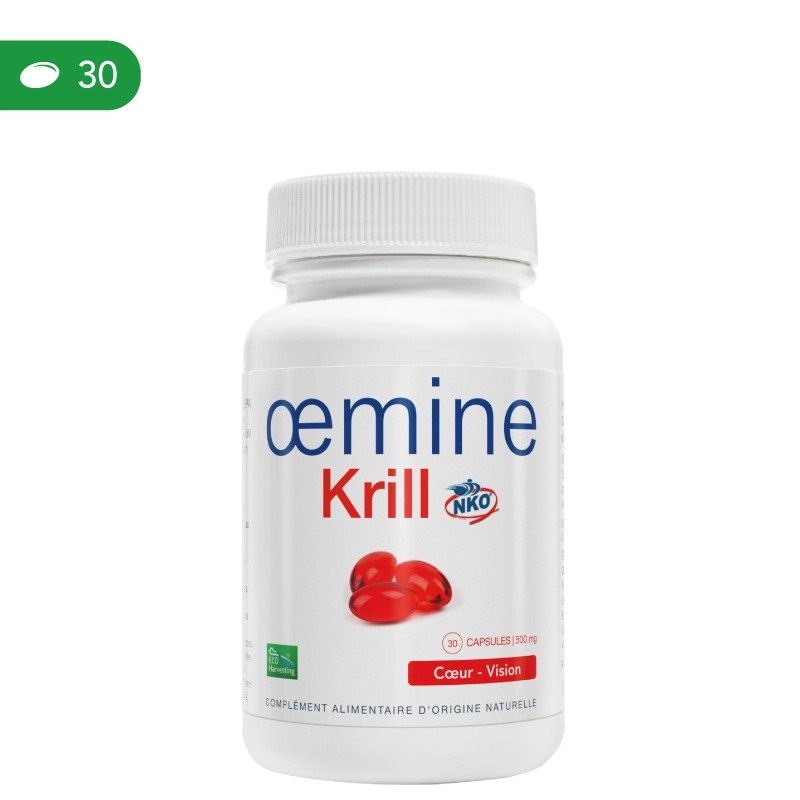 Oemine Neptune Krill Oil 30 capsule Beneficii ulei Neptune Krill: De 48 de ori mai puternic si eficient decat Omega 3 din peste,