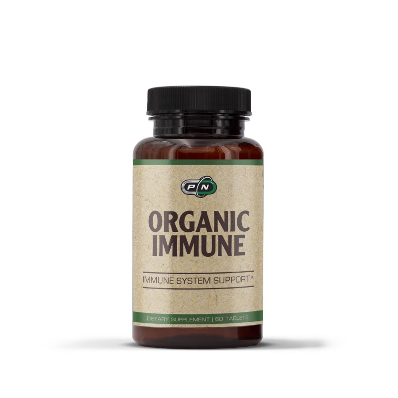 Pure Nutrition Organic Immune (pentru imunitate) - 60 Tablete Beneficii ORGANIC IMMUNE: formula bio complexa care te protejeaza 