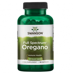 Supliment alimentar Oregano 450mg 90 Capsule, Swanson Beneficii ale Oregano: sustine si consolidează sistemul imunitar, ajută la
