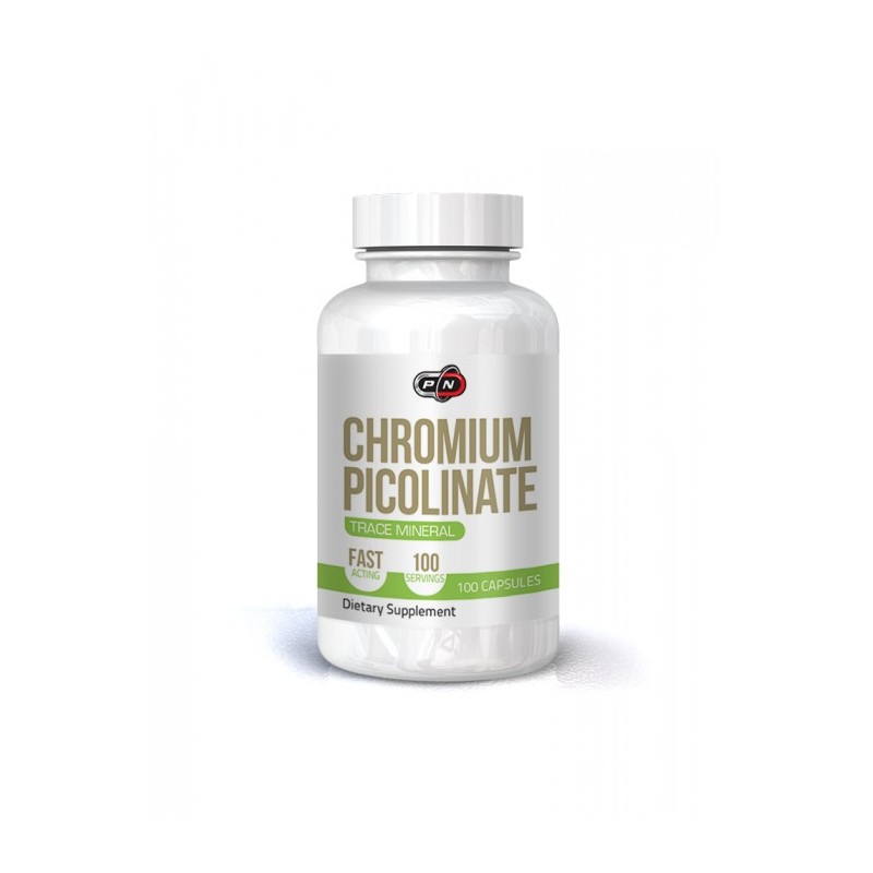 Pure Nutrition USA Chromium Picolinate (Crom Picolinat) 200 mcg, 100 capsule Beneficiile Picolinatului de Crom: ajuta la scadere