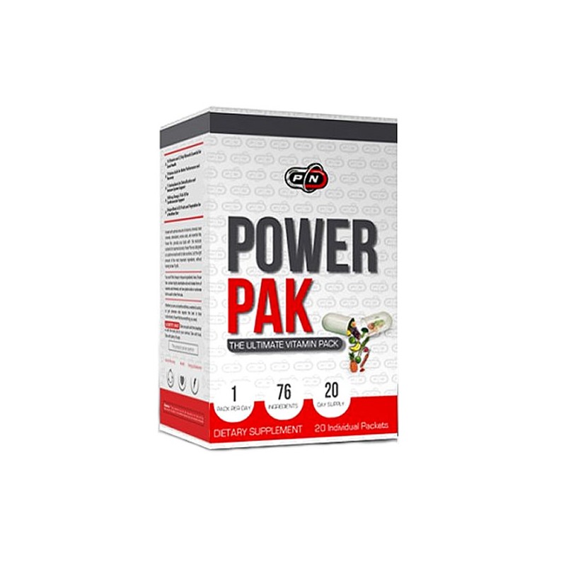 Pure Nutrition USA Power Pak 20 pliculete (Vitamine+Minerale+Omega 3+Aminoacizi) Beneficii Power Pak: ofera energie si rezistent